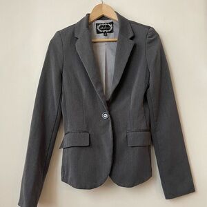 Ambiance charcoal grey blazer (small)